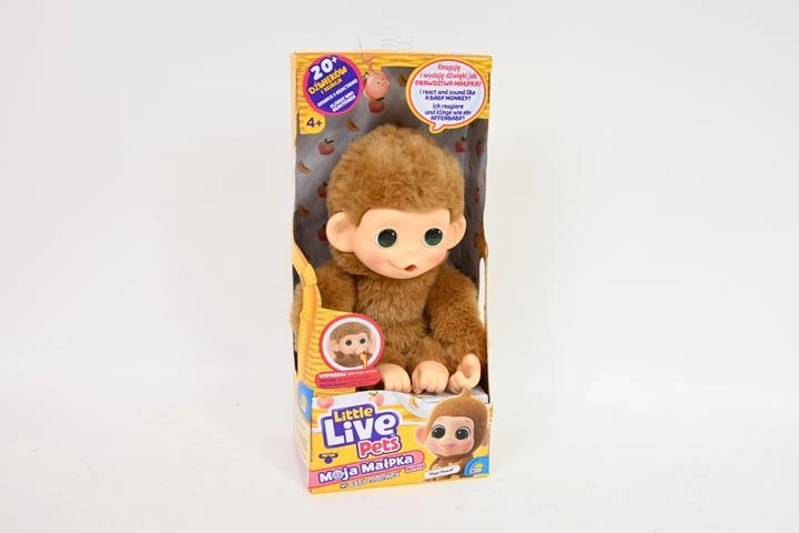 Little Live Pets My Baby Monkey Minis interactieve aapje Pepi Peach