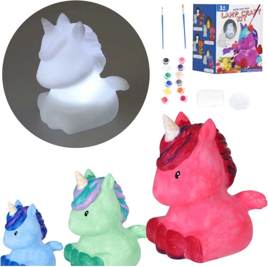 Creatieve schilderset voor kinderen met eenhoorn-nachtlampje