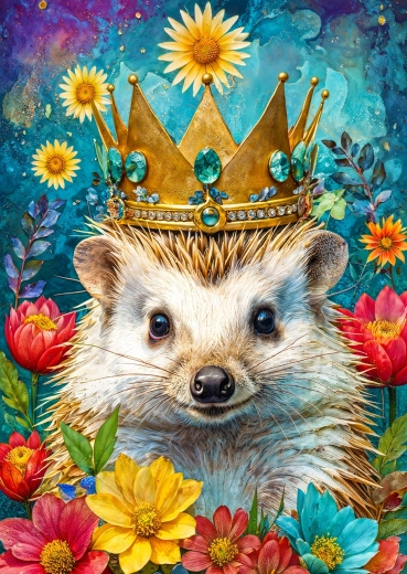 Enjoy puzzel Gekroonde egel 1000 stukjes