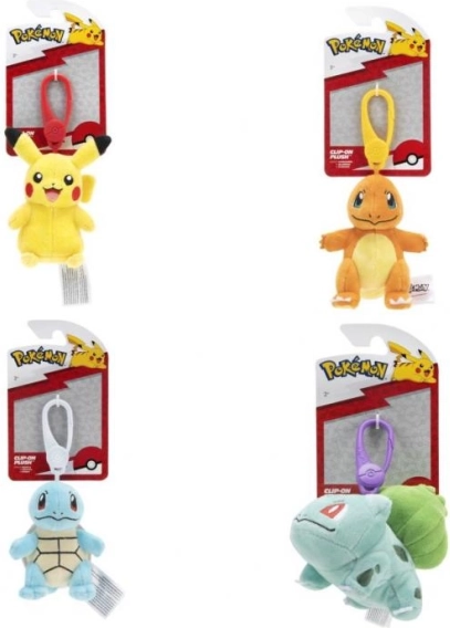 Pokémon pluche sleutelhanger