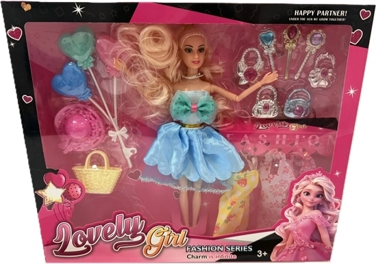 Pop met accessoires