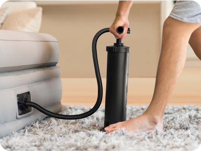 Stabiel en comfortabel pompen