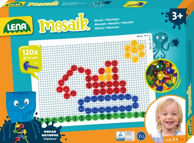 LENA knopjesmozaïek voor kinderen – Kristal