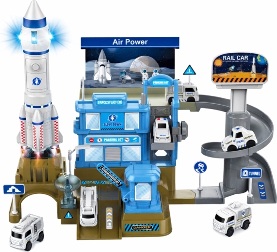 Meerlaags parkeer- en rijsysteem