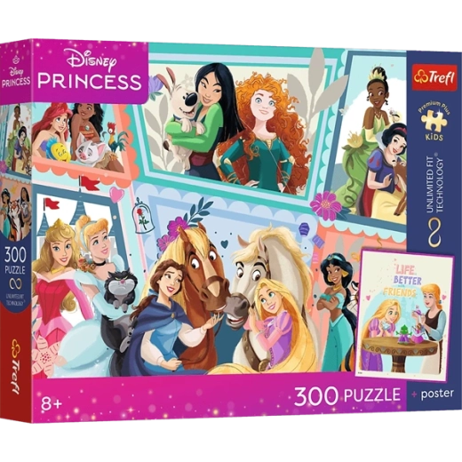 300 stukjes met Disney-prinsessenmotief