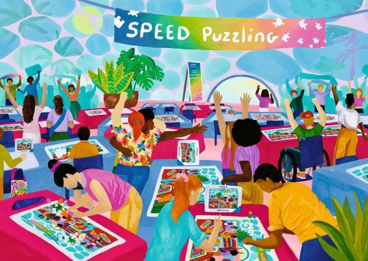 Ravensburger puzzel voor snelheidspuzzelen 1000 stukjes