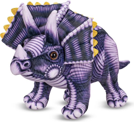 Pluchen dinosaurus Triceratops 35 cm – staand