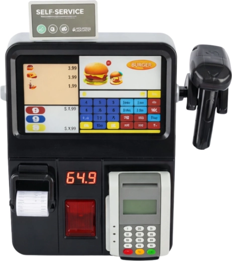 Scannen en bonnetjes zoals in een echte winkel