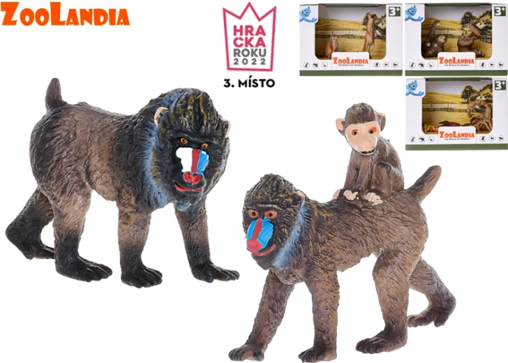 Set dierenfiguren met jong Zoolandia - 1 stuk