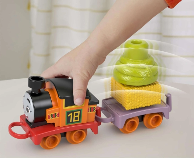 Wagonnetje met bewegende vracht