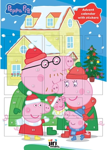Adventskalender met stickers Peppa Pig