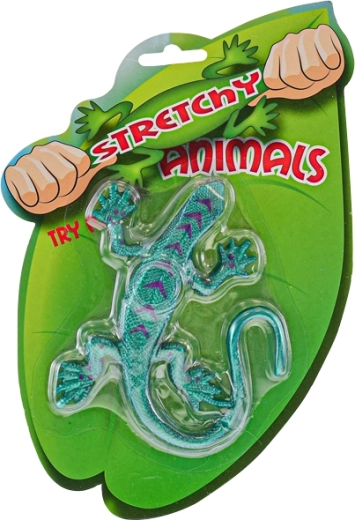 Rekbare hagedis voor zintuiglijk spel