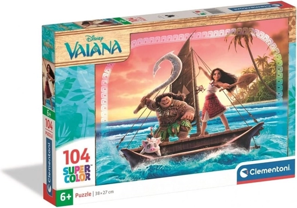 Clementoni puzzel Disney Vaiana 2 104 stukjes