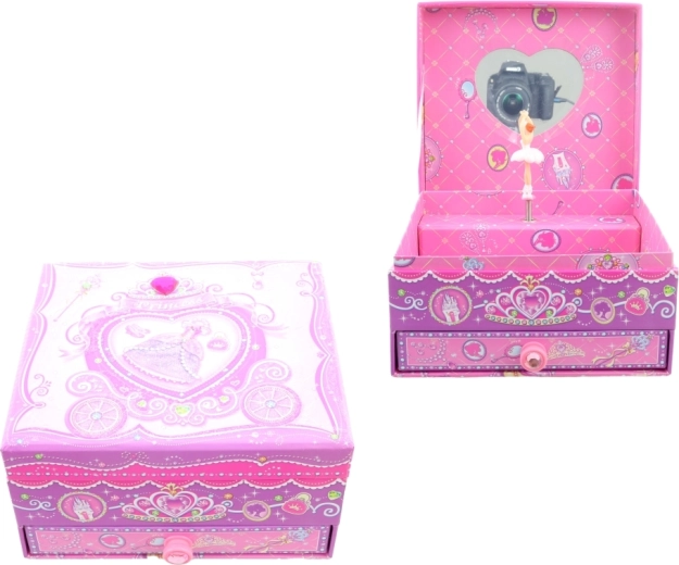 Draaiende ballerina en zachte melodie