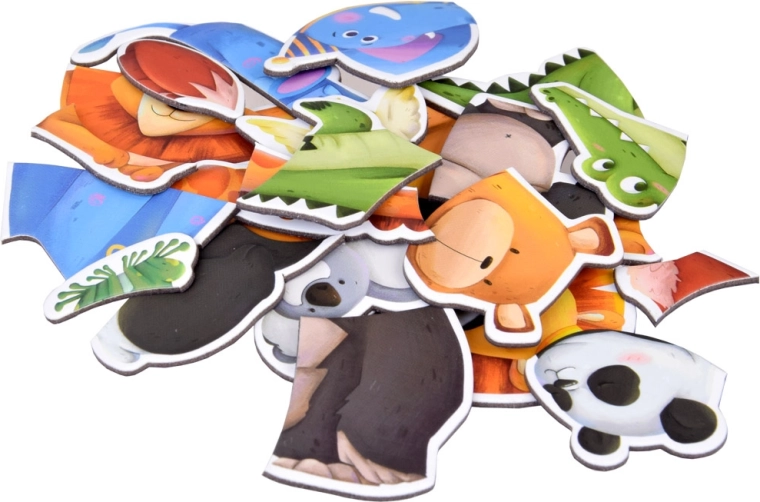 41 magnetische dierenstukjes