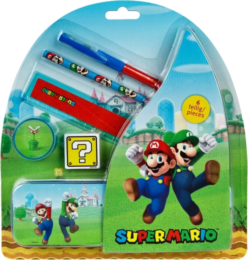 Super Mario schoolset (6-delig)