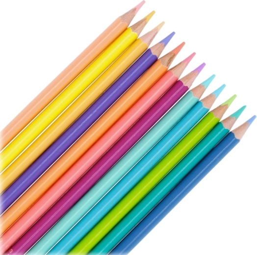 Pastelkleuren en nauwkeurige dekking