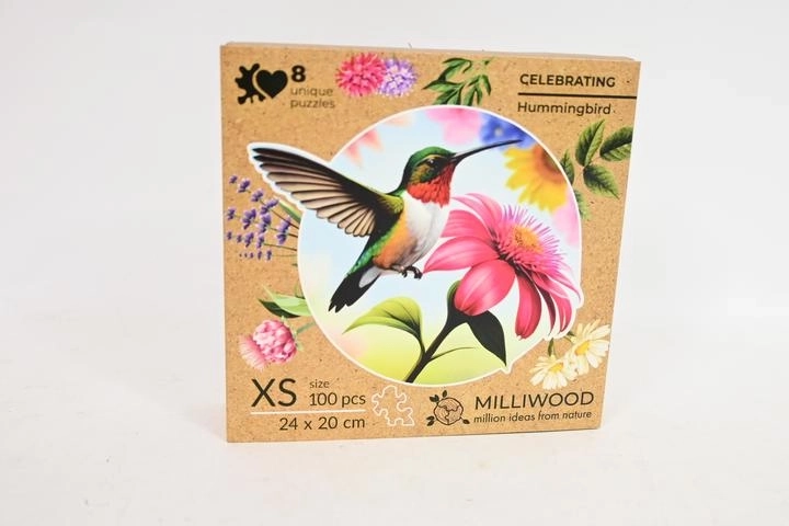 Milliwood houten puzzel Celebrating – kolibrie (100 stukjes)