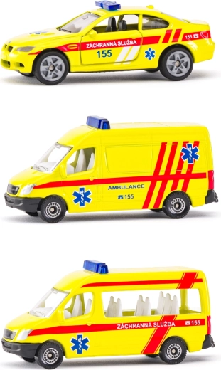 Siku Tsjechische versie ambulanceset met 3 auto's
