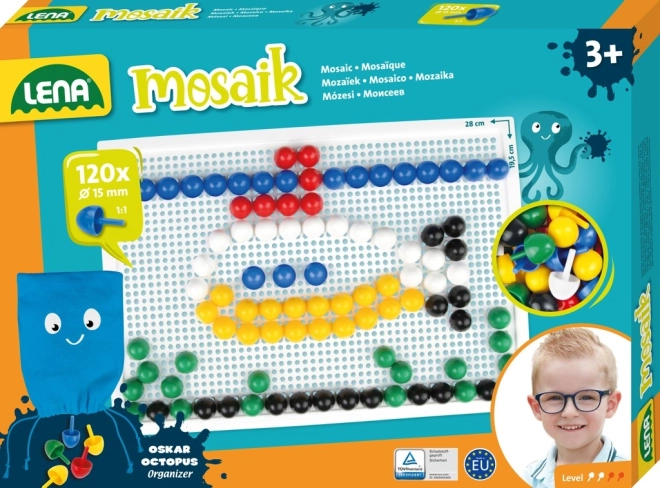 LENA knopjesmozaïek voor kinderen – 120 stuks