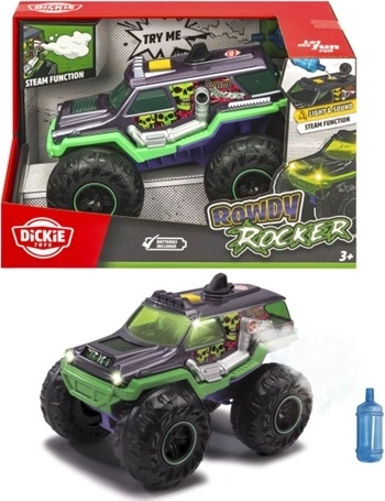 Dickie Asphalt Heroes Rowdy Rocker terreinwagen met licht-, geluid- en stoom-/rookeffecten