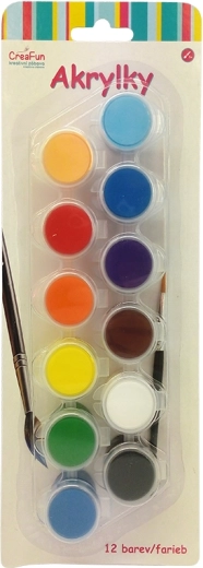 CreaFun acrylverf – set van 12 kleuren