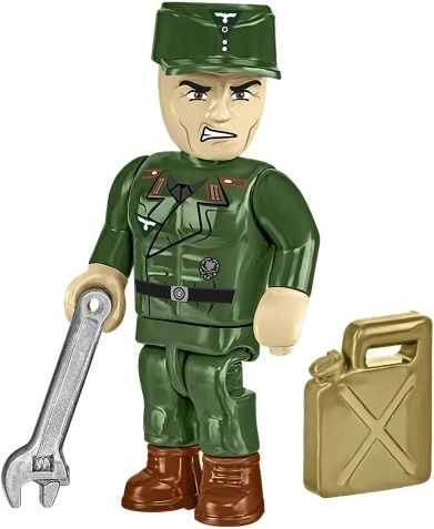 Artillerist-figuur met accessoires