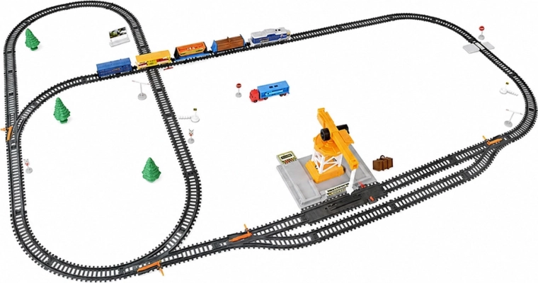 Meer dan 670 cm spoor, wissels en rijke scenerie