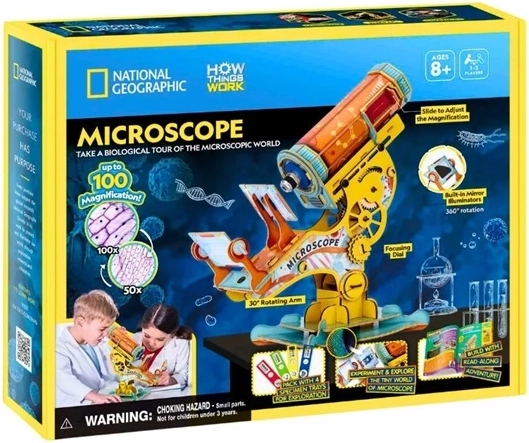 CubicFun National Geographic 3D-puzzel microscoop