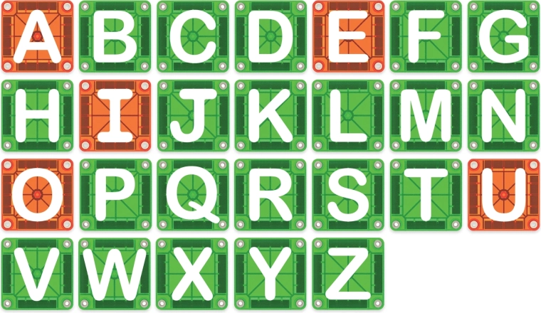 Letters voor spelenderwijs leren