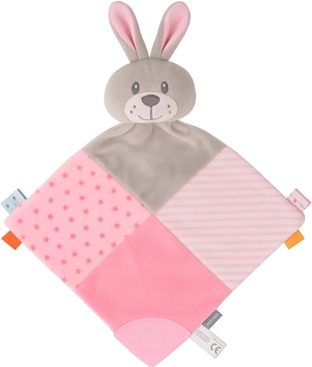 Knuffeldoekje konijn BABY MIX roze
