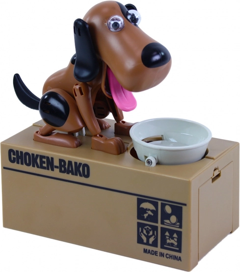 Spaarpot hongerige hond