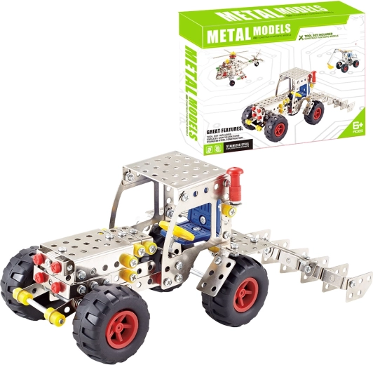 Metalen bouwset tractor 226 stuks