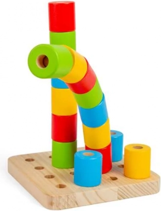 Balansrollen voor kinderen op houten basis