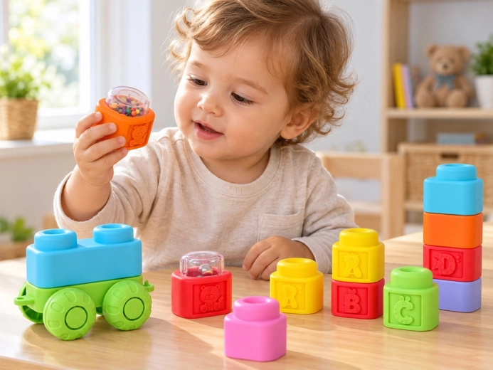 Zachte blokken voor kleine handjes
