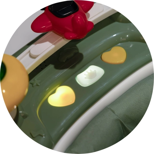 Interactief paneel met licht en geluid