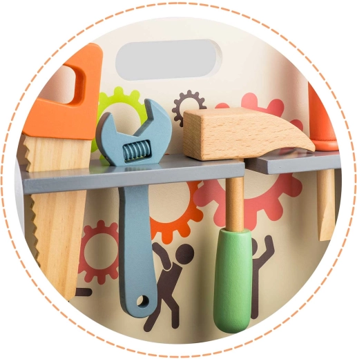 Compleet houten gereedschap altijd bij de hand