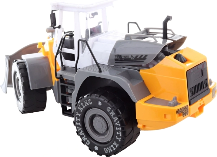 Bewegende voorste schep