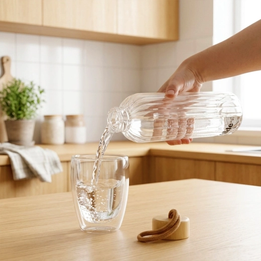 Duurzaam borosilicaatglas, ook voor warme dranken