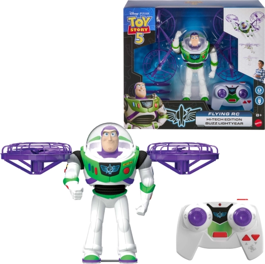 Mattel Disney Pixar Toy Story vliegende RC-figuur Buzz Lightyear 18 cm