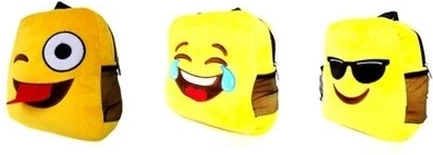 Zachte kinderrugzak met smiley