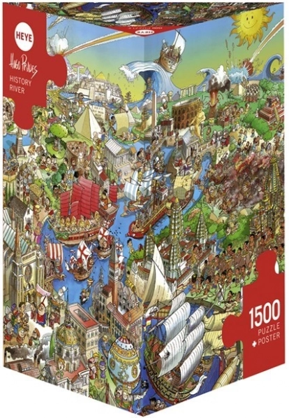 Puzzel 1500 stukjes - Rivier van de geschiedenis
