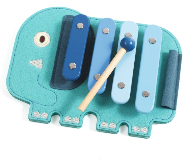 Vrolijk olifantje voor de eerste muzikale stapjes