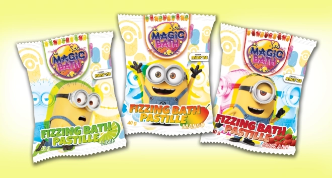 Bruisend badtablet MINIONS voor kinderen