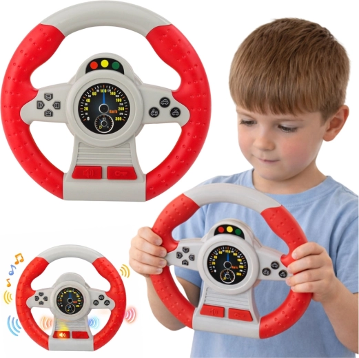 Interactief kinderstuurtje met licht en geluid