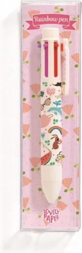 Regenboog zes-kleuren pen Tina