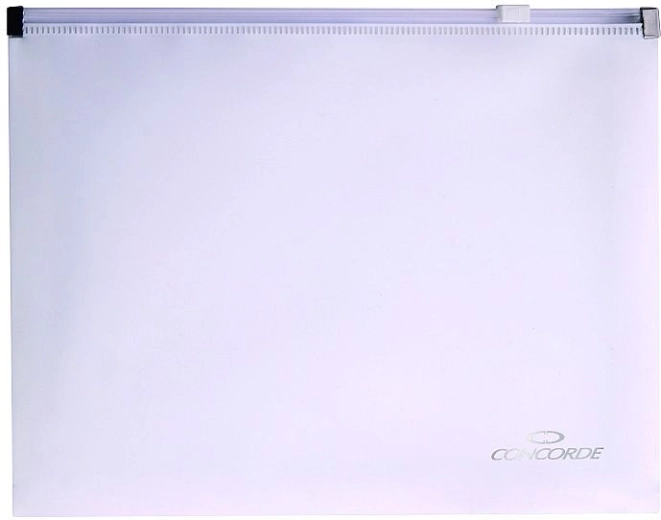 Documentmap met rits A5 CONCORDE, wit