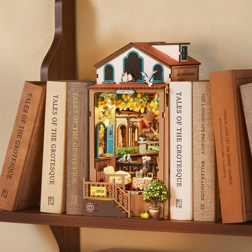 Magische book nook voor in de boekenkast