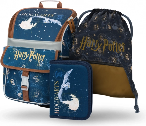 Schoolset Harry Potter Zweinstein: boekentas, etui, zak
