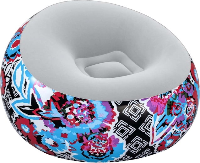 Bestway opblaasbare fauteuil met bloemmotief